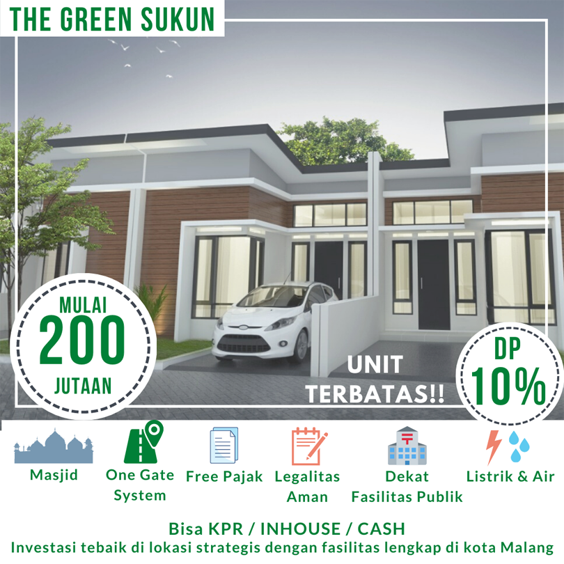 Rumah Dijual Dibawah 300 Juta Kota Malang